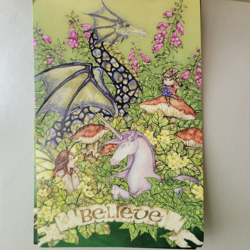 Amy Brown Fairy Art Print Believe Notecard & Tin Set Whimsical Fantasy Mythical - Picture 6 of 16